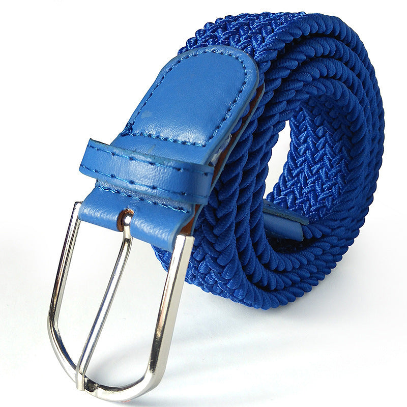 Ceinture en toile élastique tissée avec 2 boucles au choix