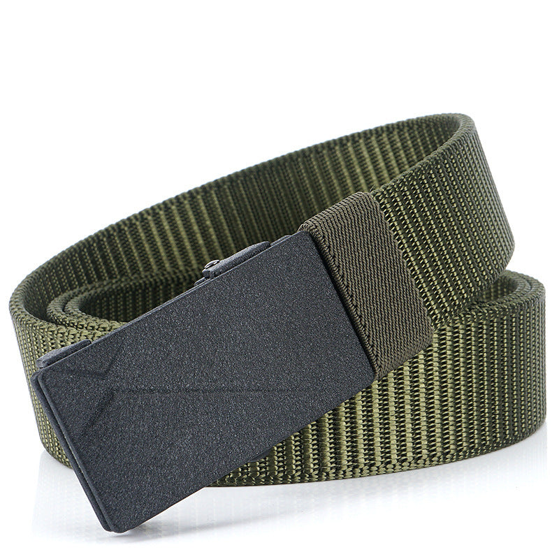 Ceinture en nylon avec boucle sans crans