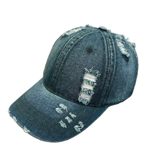 Casquette baseball Washed Denim
