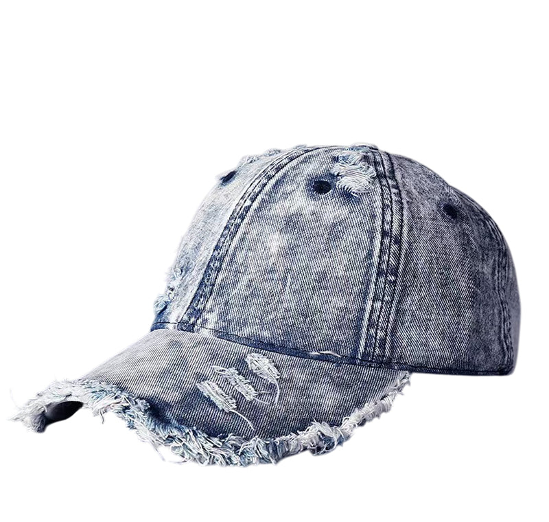 Casquette Baseball Washed Frayed brim