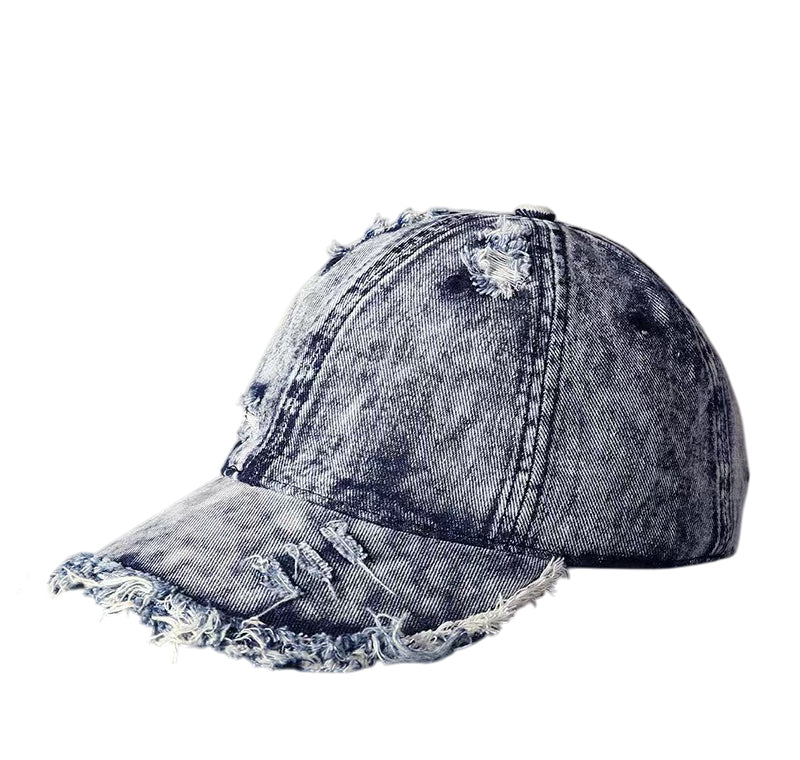 Casquette Baseball Washed Frayed brim