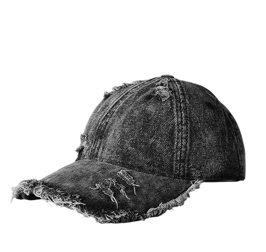 Casquette Baseball Washed Frayed brim