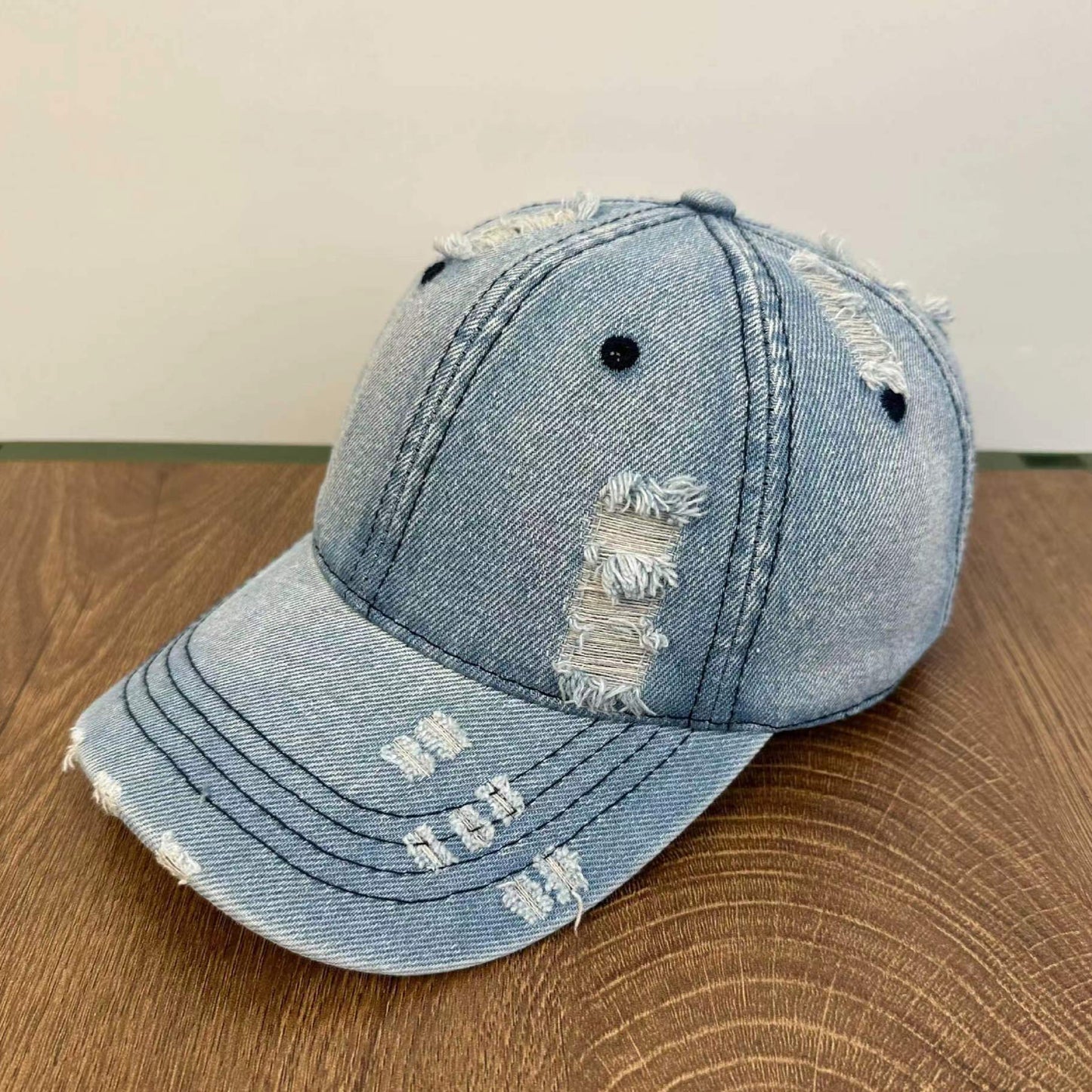 Casquette baseball Washed Denim