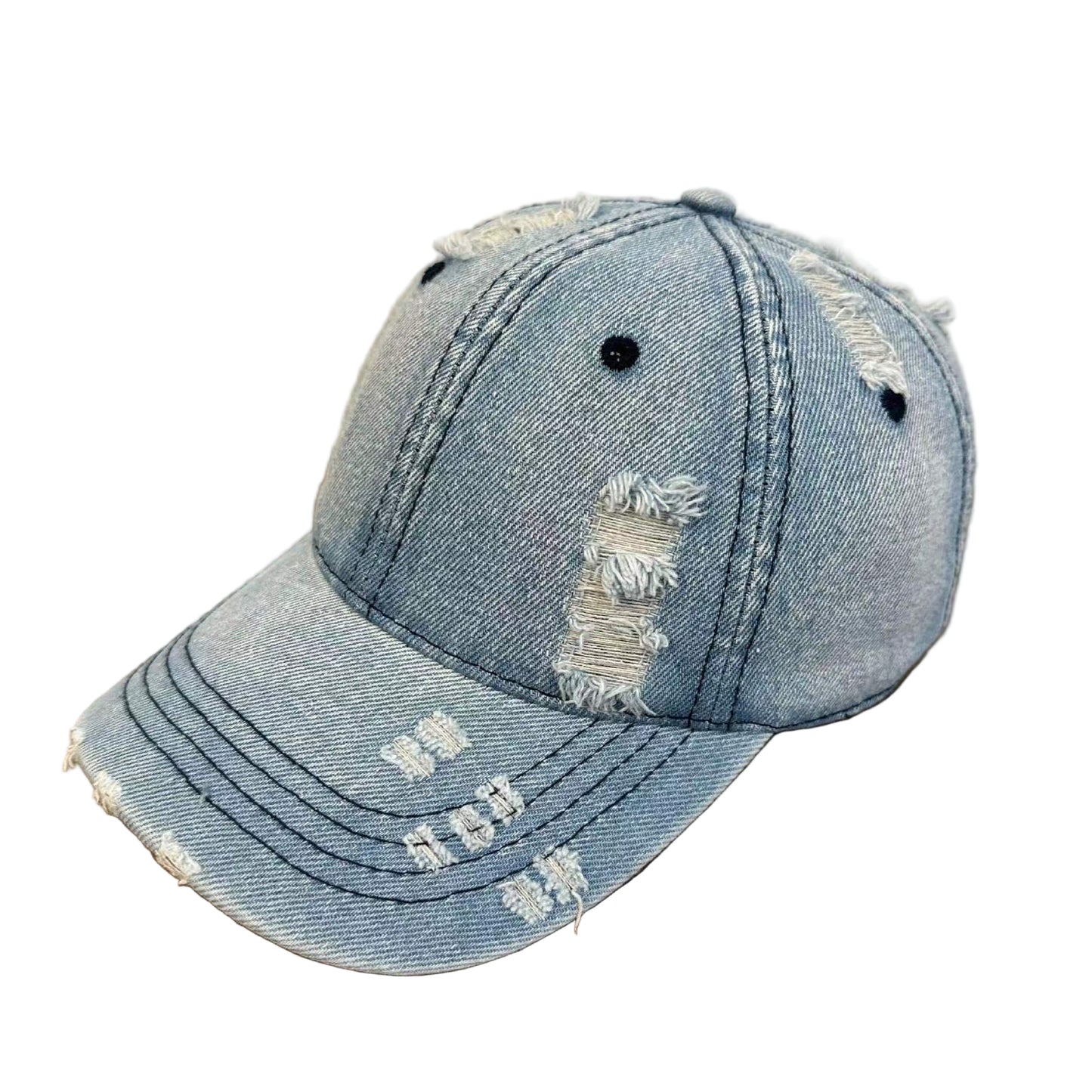 Casquette baseball Washed Denim