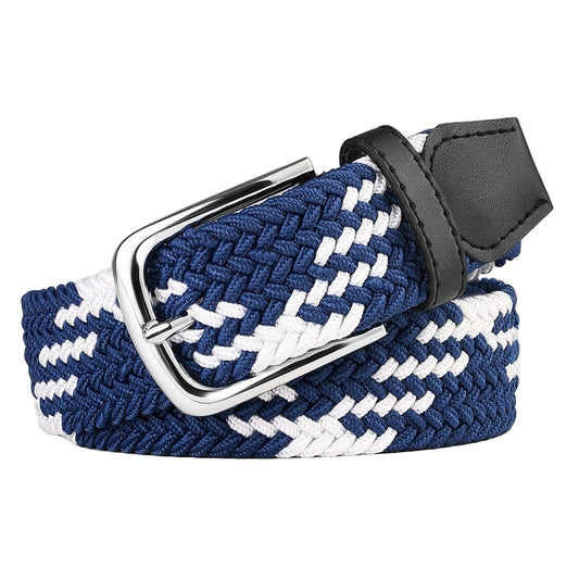 Ceinture en Toile tressé avec Boucle au choix