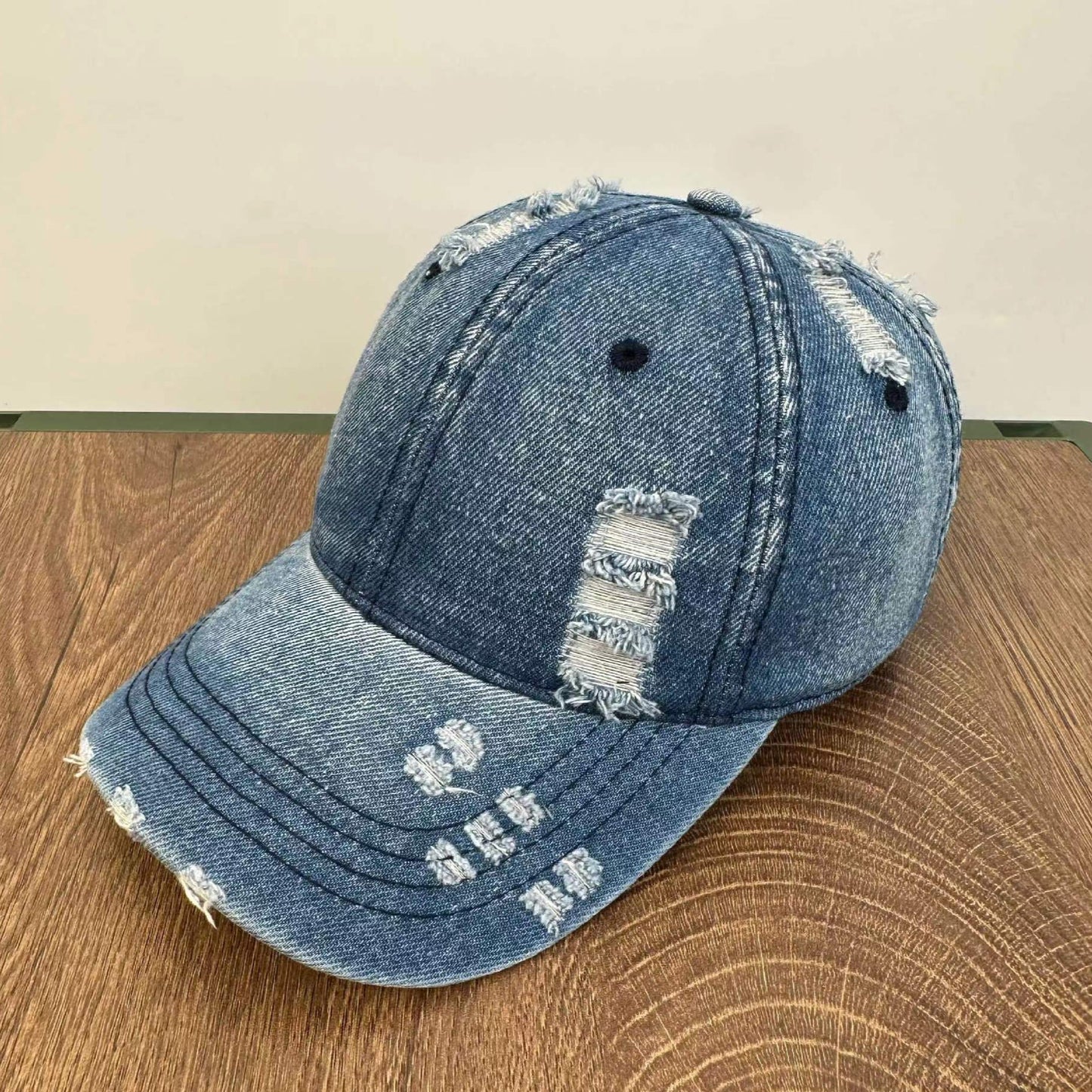 Casquette baseball Washed Denim