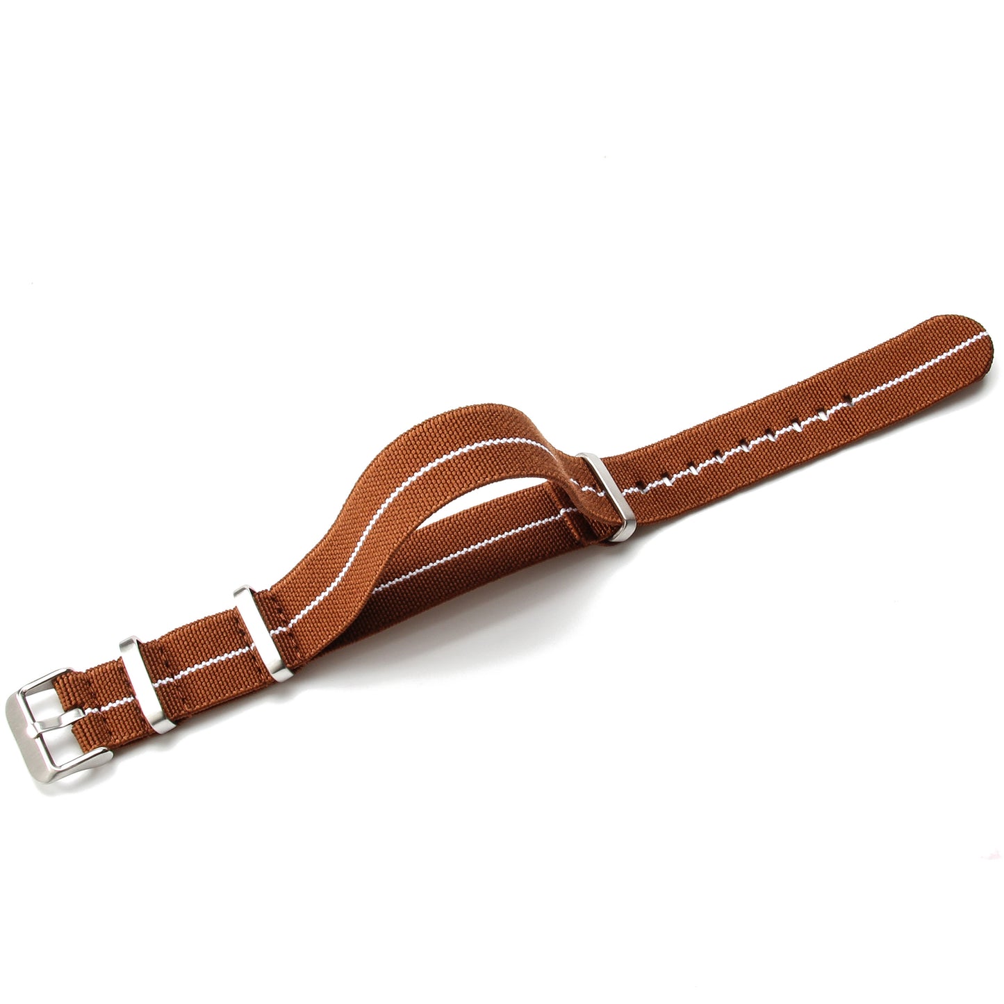 Bracelets de montre tissés Duo Tone Line