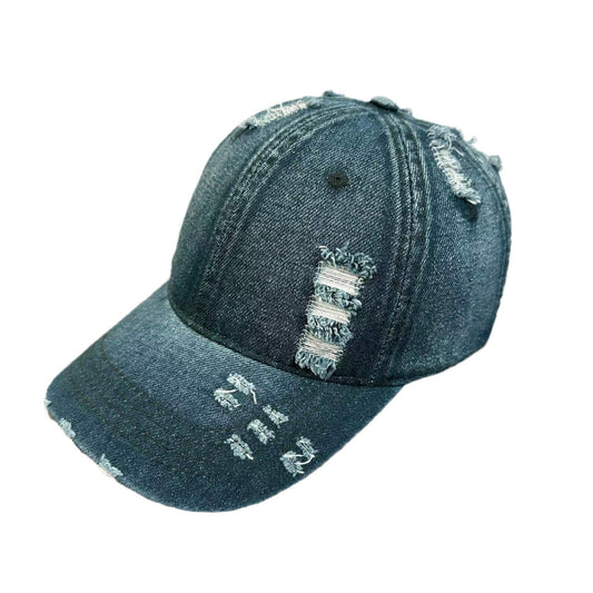 Casquette baseball  Washed Denim