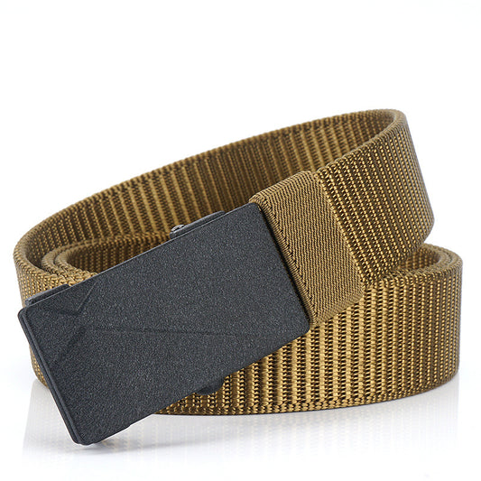 Ceinture en nylon avec boucle sans crans