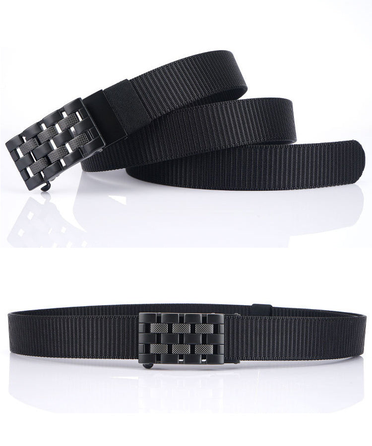Ceinture tissée avec boucle automatique