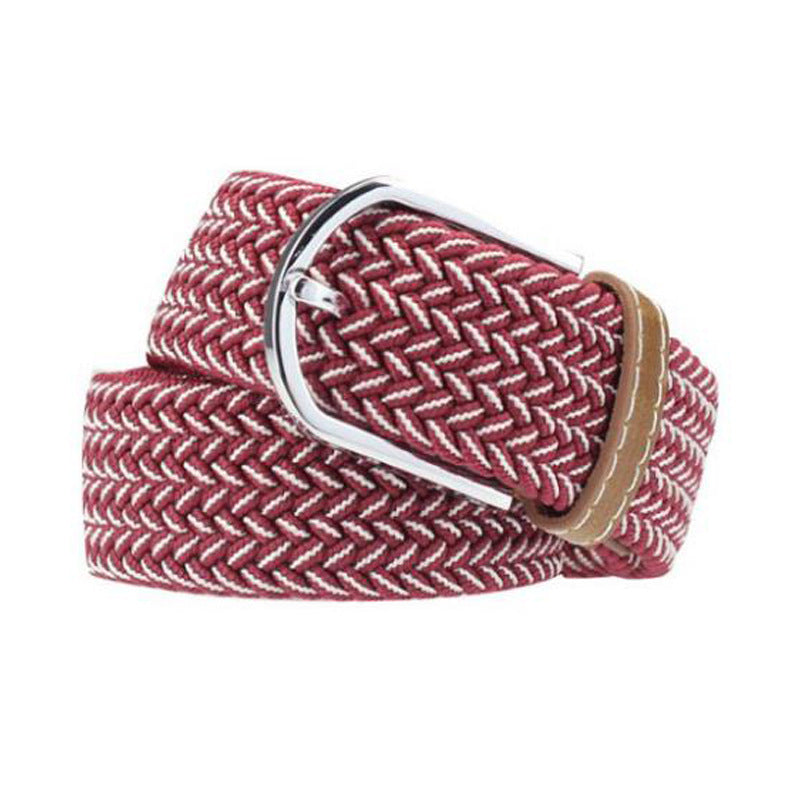 Ceinture Tressée Élastique à Boucle Classique