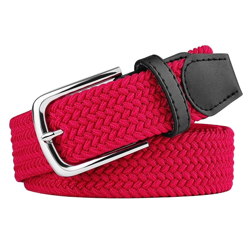 Ceinture en Toile tressé avec Boucle au choix