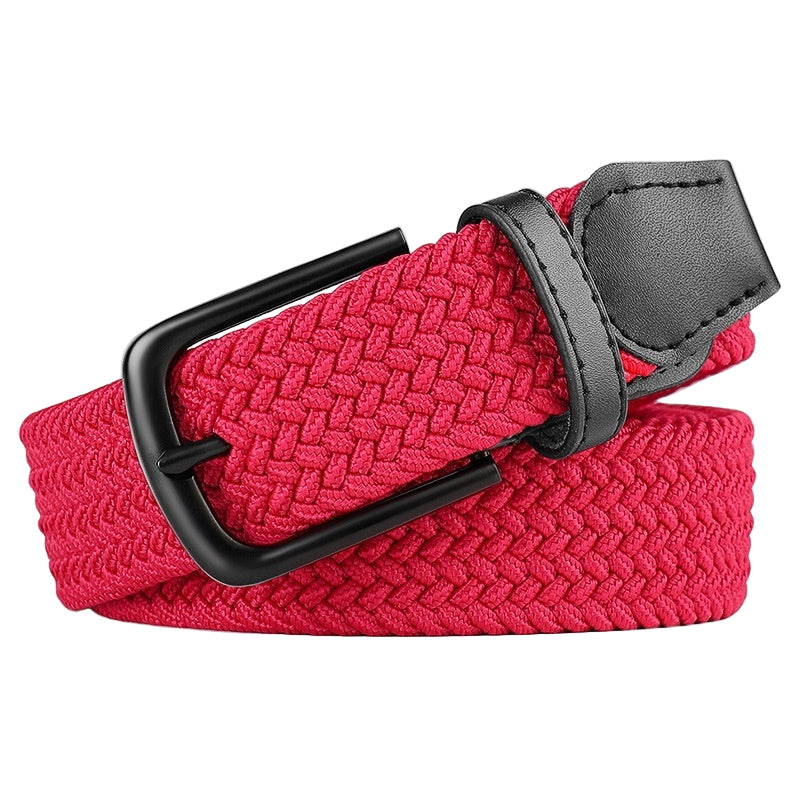 Ceinture en Toile tressé avec Boucle au choix