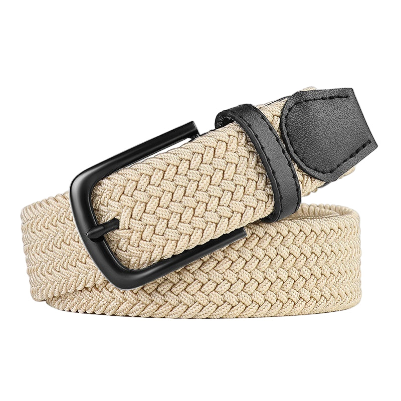 Ceinture en Toile tressé avec Boucle au choix