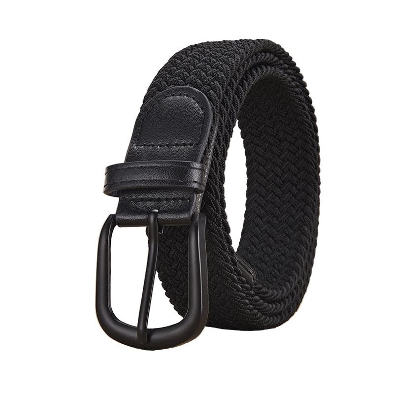 Ceinture Tressée Sans Trou Style Classique