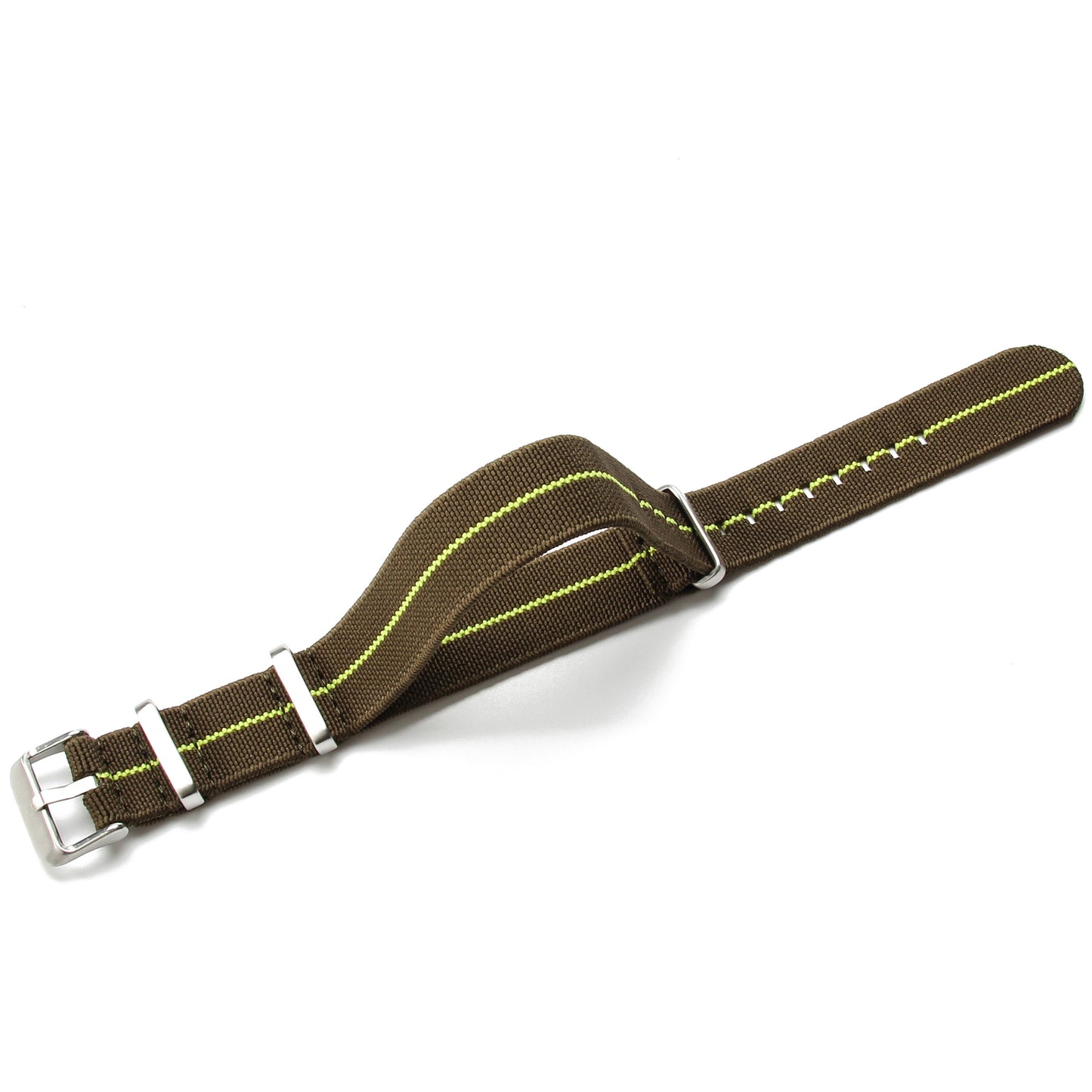 Bracelets de montre tissés Duo Tone Line