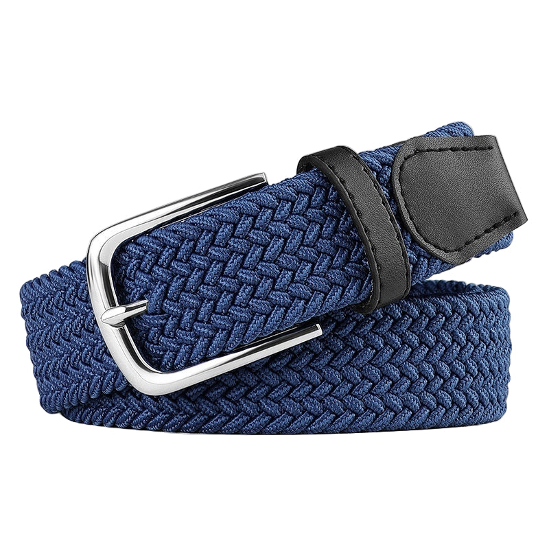 Ceinture en Toile tressé avec Boucle au choix