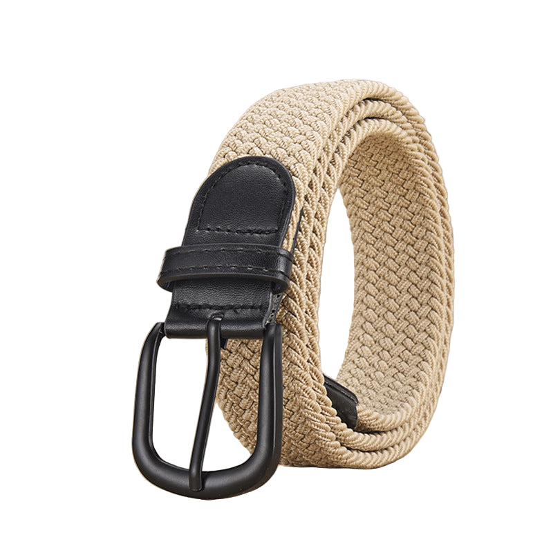 Ceinture Tressée Sans Trou Style Classique