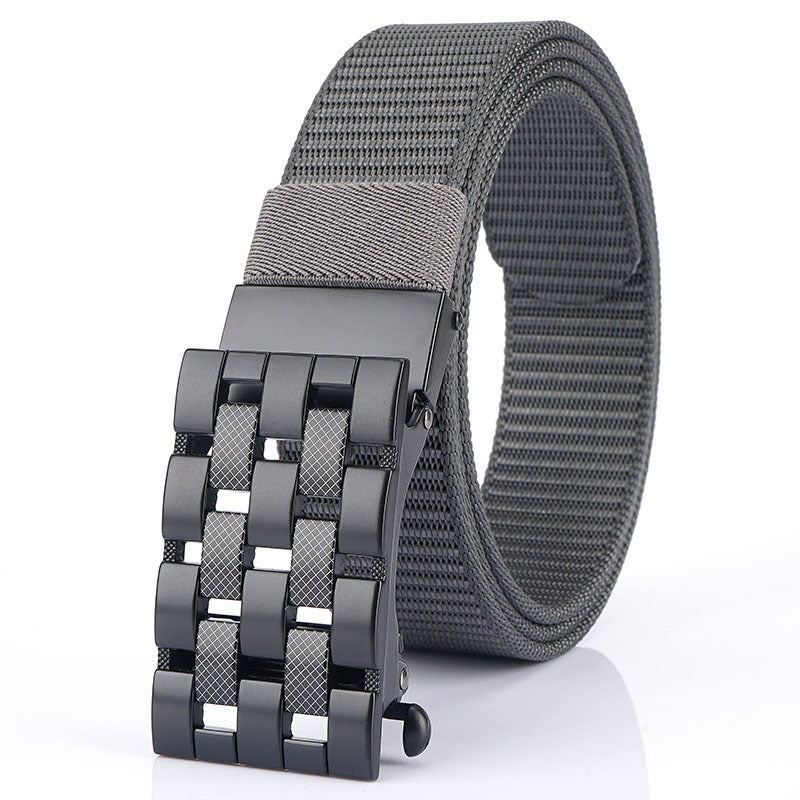 Ceinture tissée avec boucle automatique