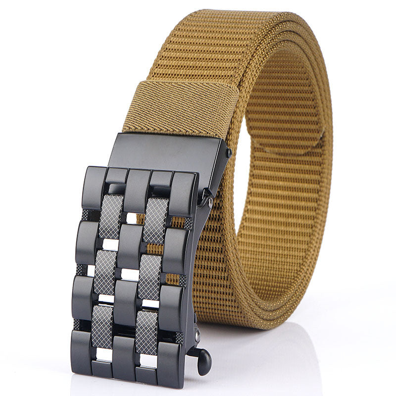 Ceinture tissée avec boucle automatique