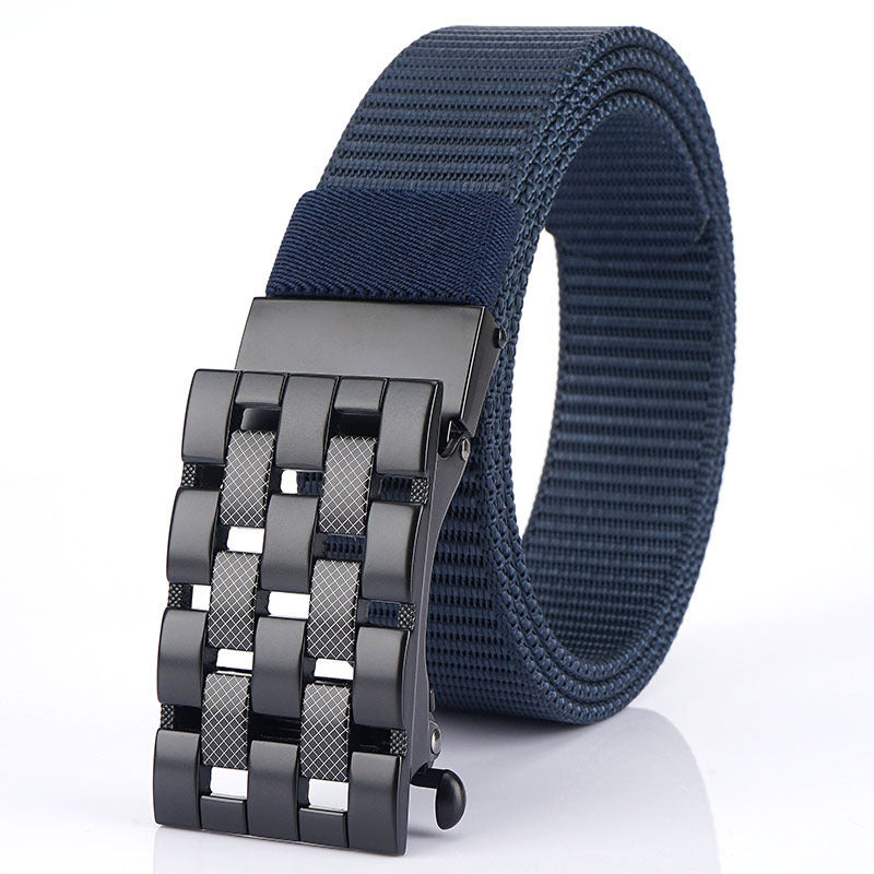 Ceinture tissée avec boucle automatique