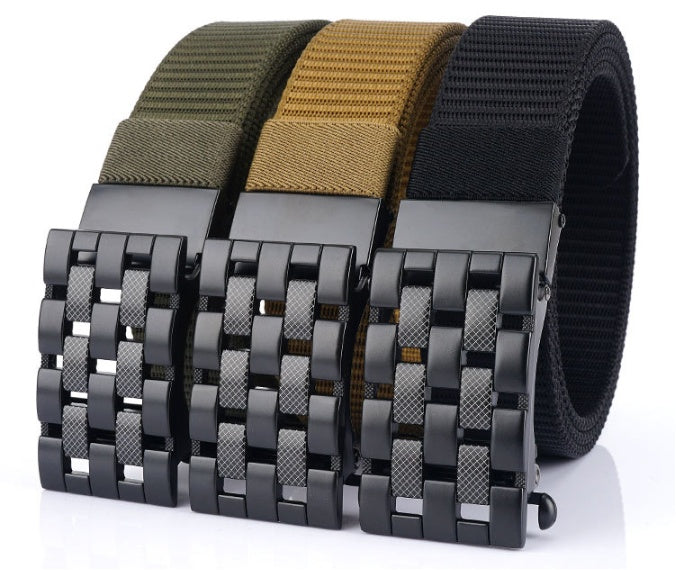 Ceinture tissée avec boucle automatique