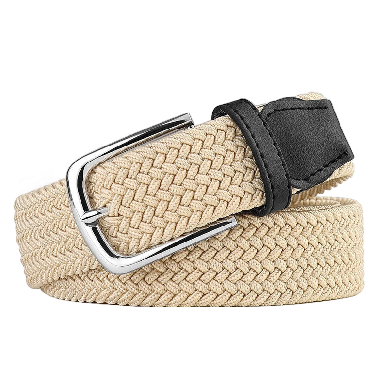 Ceinture en Toile tressé avec Boucle au choix