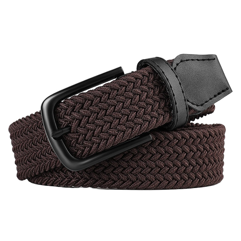 Ceinture en Toile tressé avec Boucle au choix