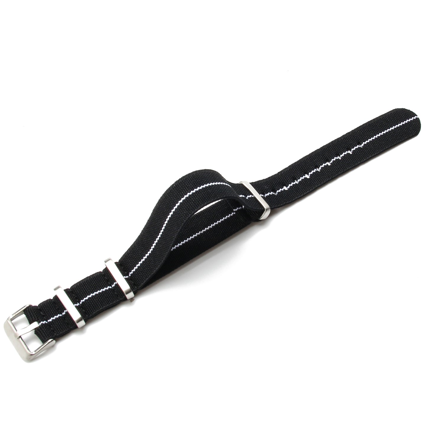 Bracelets de montre tissés Duo Tone Line