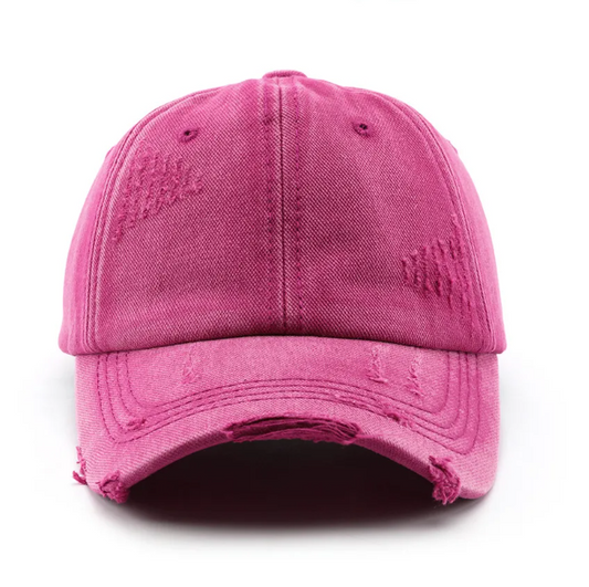 Casquette Baseball Washed Denim Color