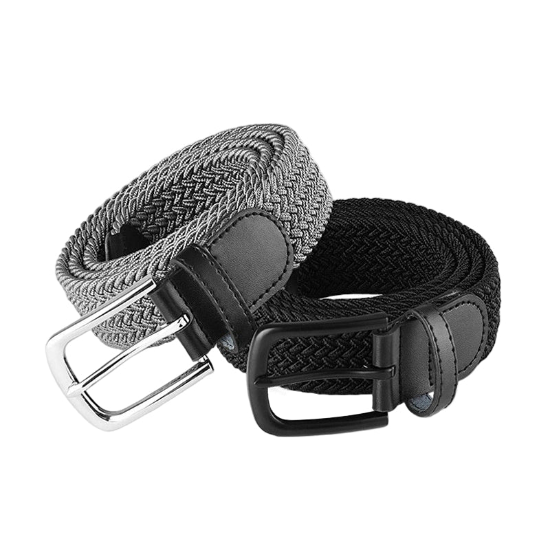 Ceinture en Toile tressé avec Boucle au choix