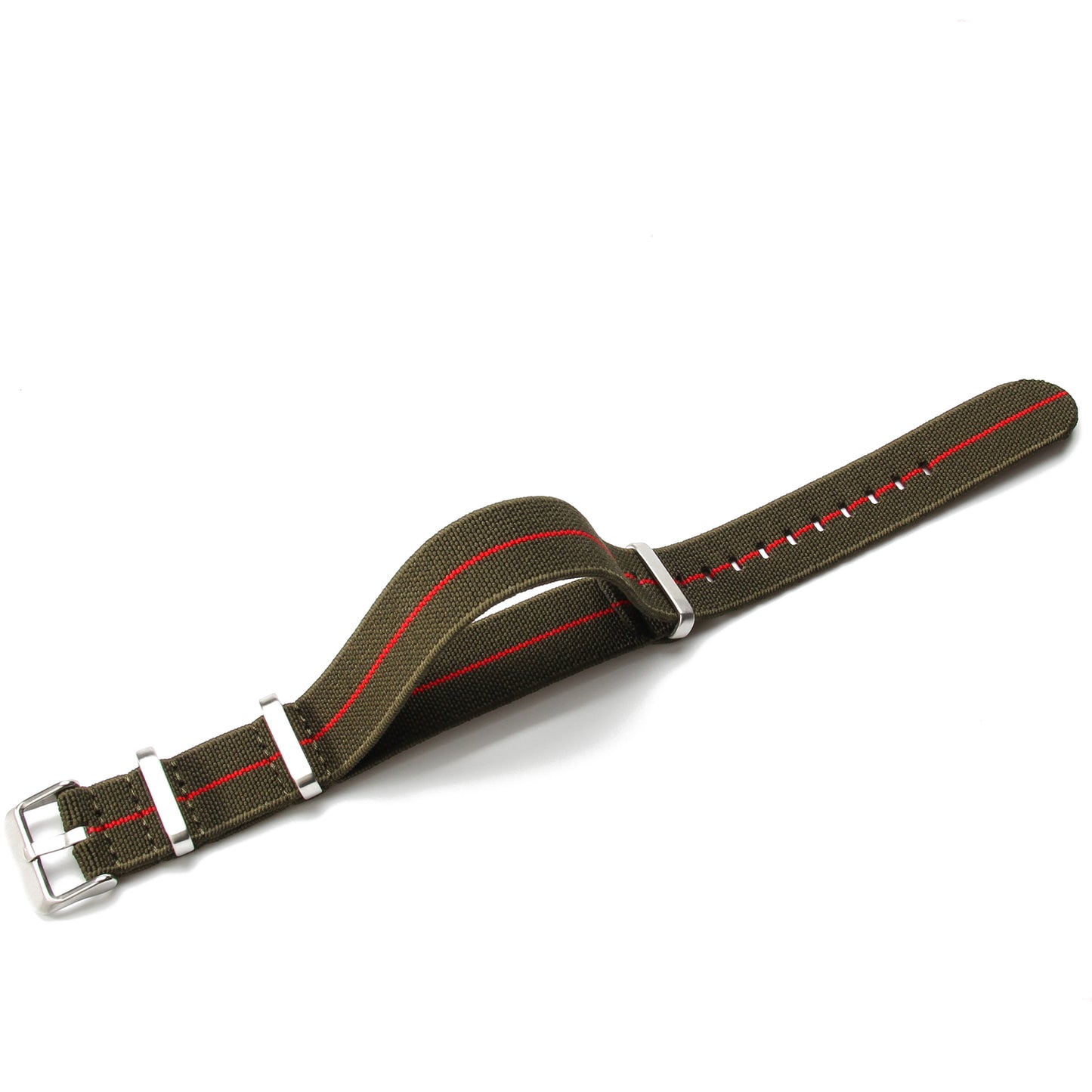 Bracelets de montre tissés Duo Tone Line