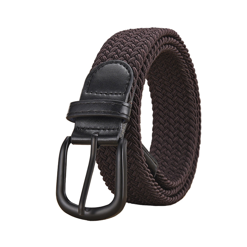 Ceinture Tressée Sans Trou Style Classique