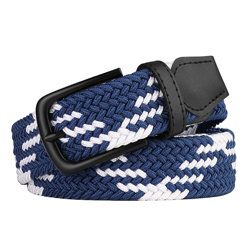 Ceinture en Toile tressé avec Boucle au choix