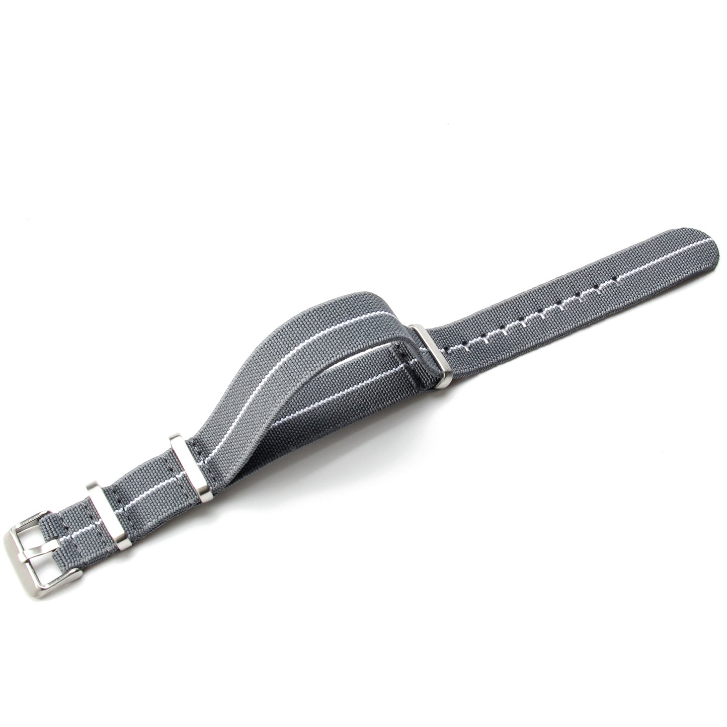 Bracelets de montre tissés Duo Tone Line